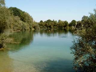 Blick über den Echinger Weiher