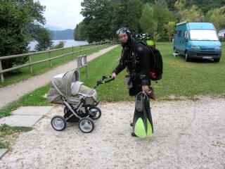 Auf dem Weg zum Wasser